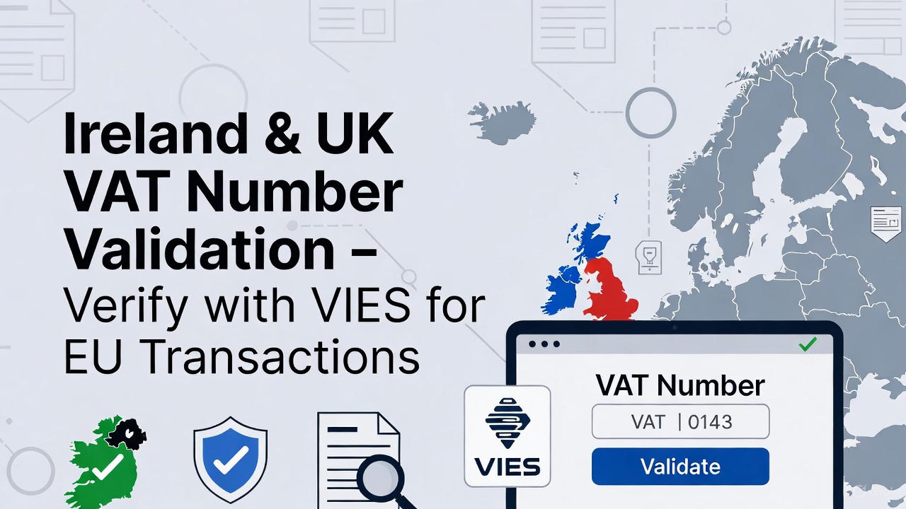 Ireland & UK VAT Number Validation – Verify with VIES for EU Transactions