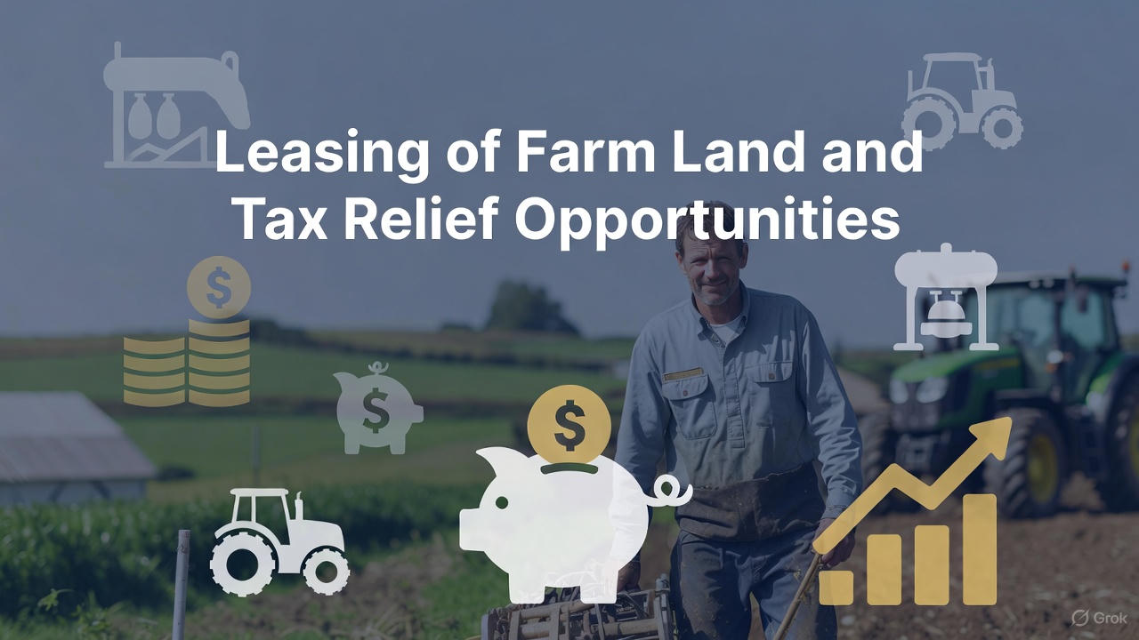 Leasing of Farm Land and Tax Relief Opportunities