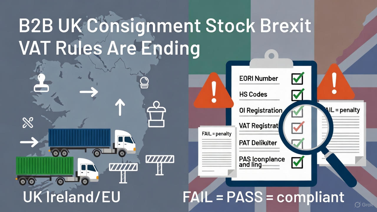 B2B UK Consignment Stock VAT Rules Are Ending