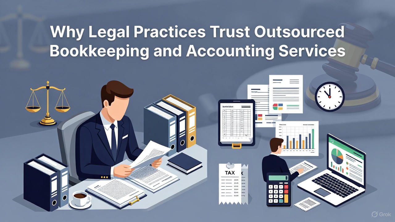Why Legal Practices Trust Outsourced Bookkeeping and Accounting Services