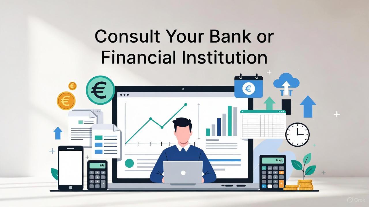 Consult Your Bank or Financial Institution