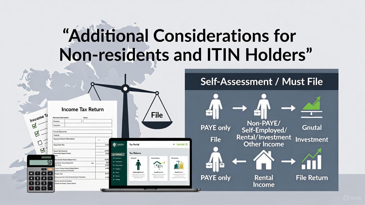 Additional Considerations for Non-residents and ITIN Holders