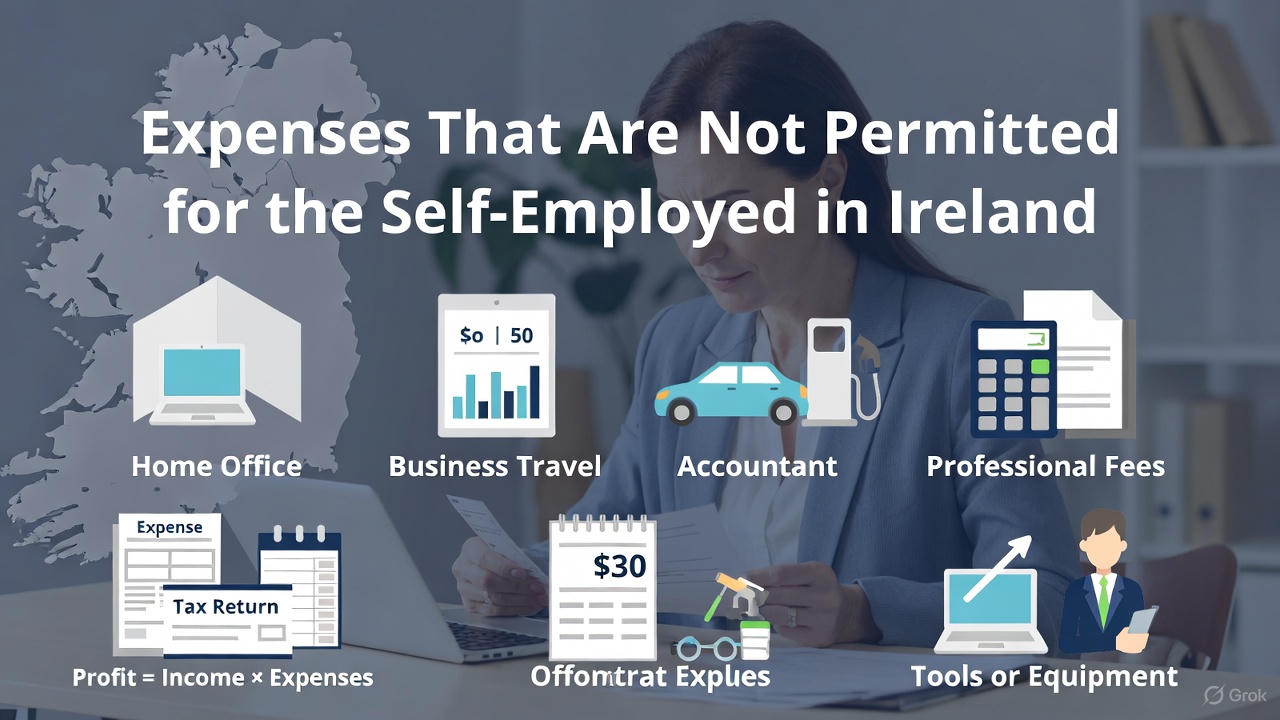 Expenses That Are Not Permitted for the Self-Employed in Ireland