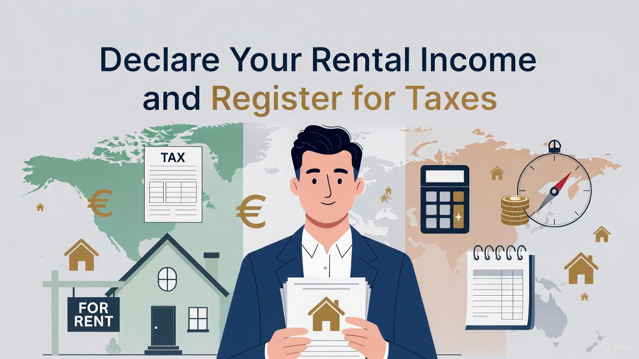 Declare Your Rental Income and Register for Taxes
