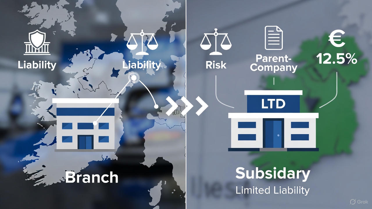 Register a subsidiary or branch in ireland