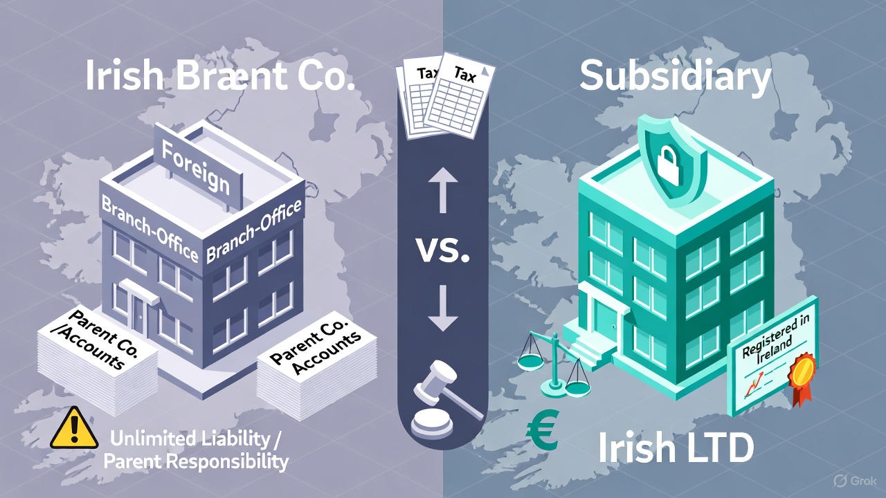 Irish Branch vs Subsidiary Key Considerations