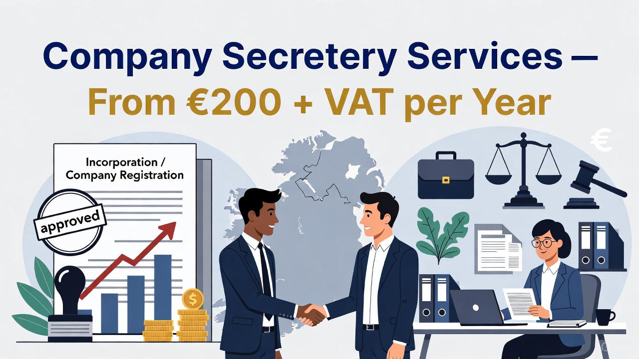 Company Secretary Services – From €200 + VAT per Year