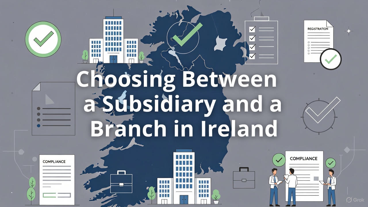 Choosing Between a Subsidiary and a Branch in Ireland