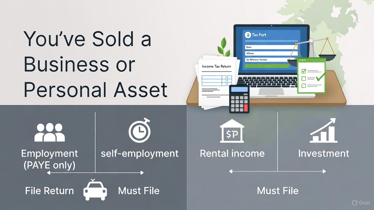You've Sold a Business or Personal Asset