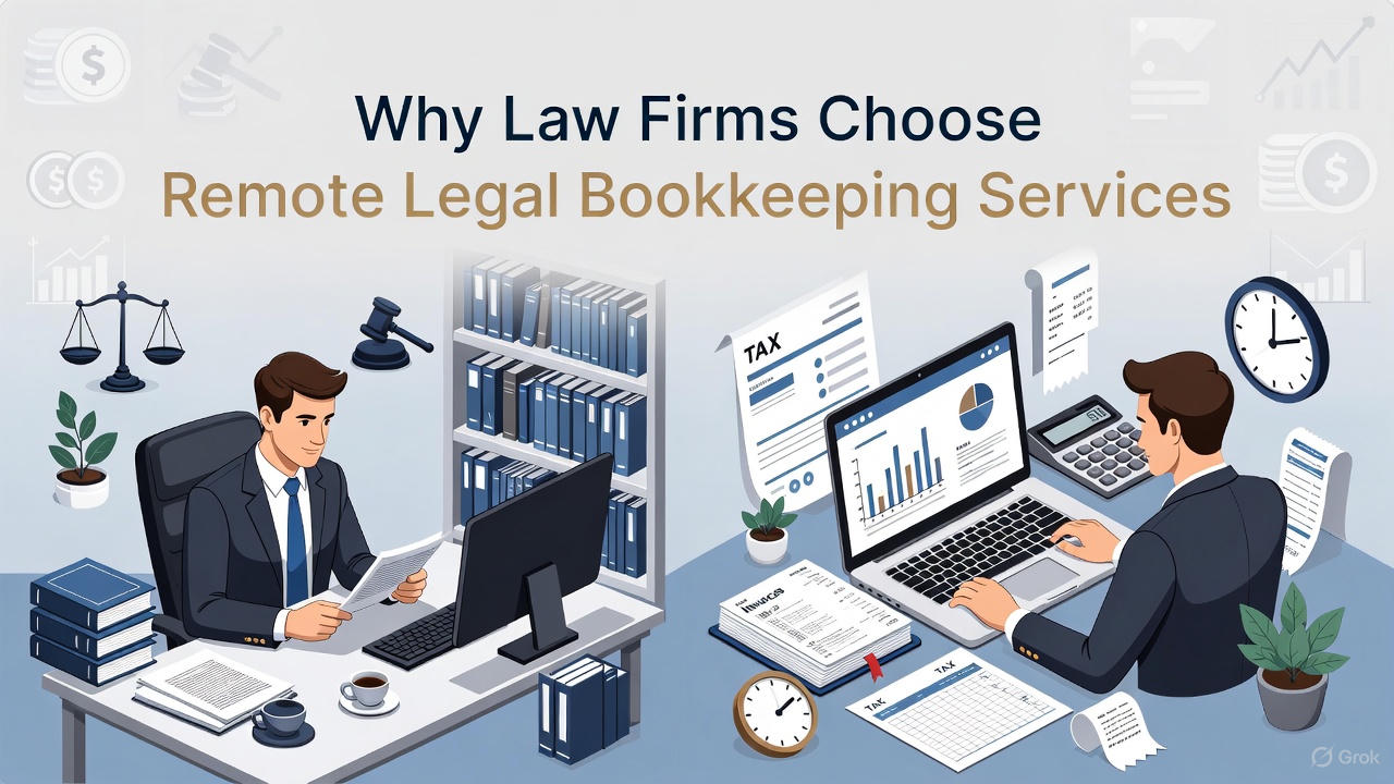 Why Law Firms Choose Remote Legal Bookkeeping Services