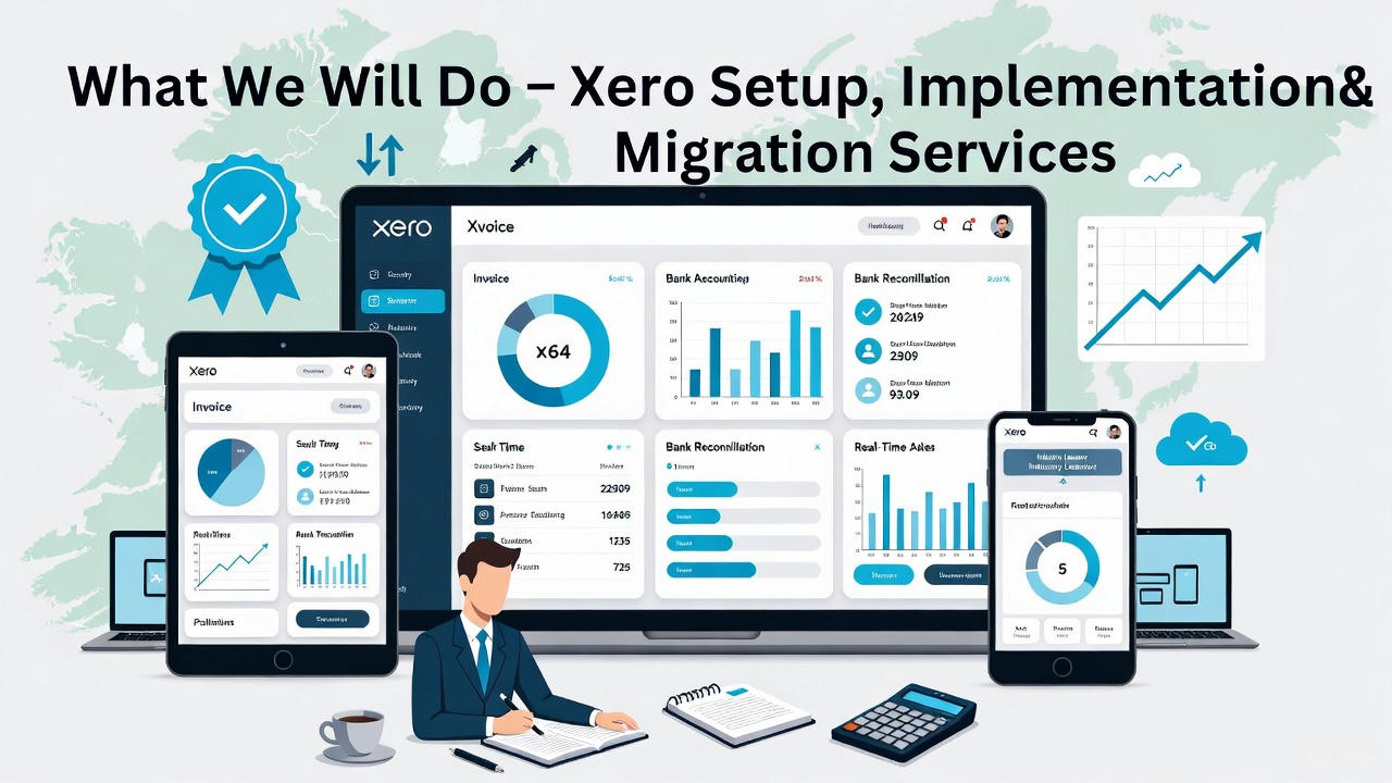 What We Will Do – Xero Setup, Implementation & Migration Services