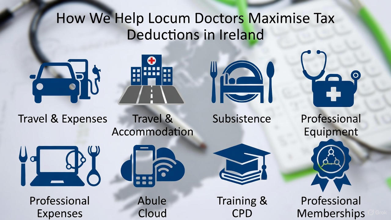 How We Help Locum Doctors Maximise Tax Deductions in Ireland
