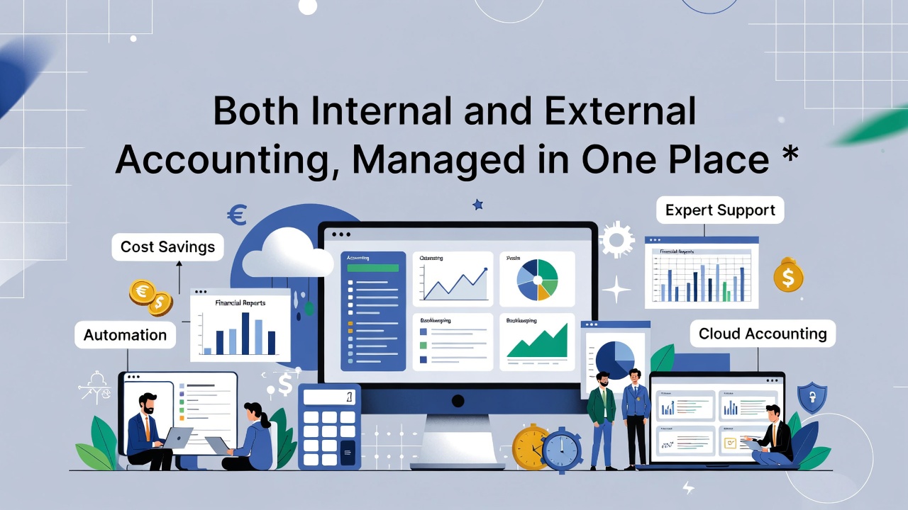 Both Internal and External Accounting, Managed in One Place