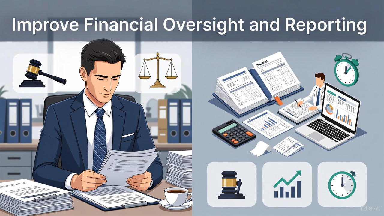 Improve Financial Oversight and Reporting