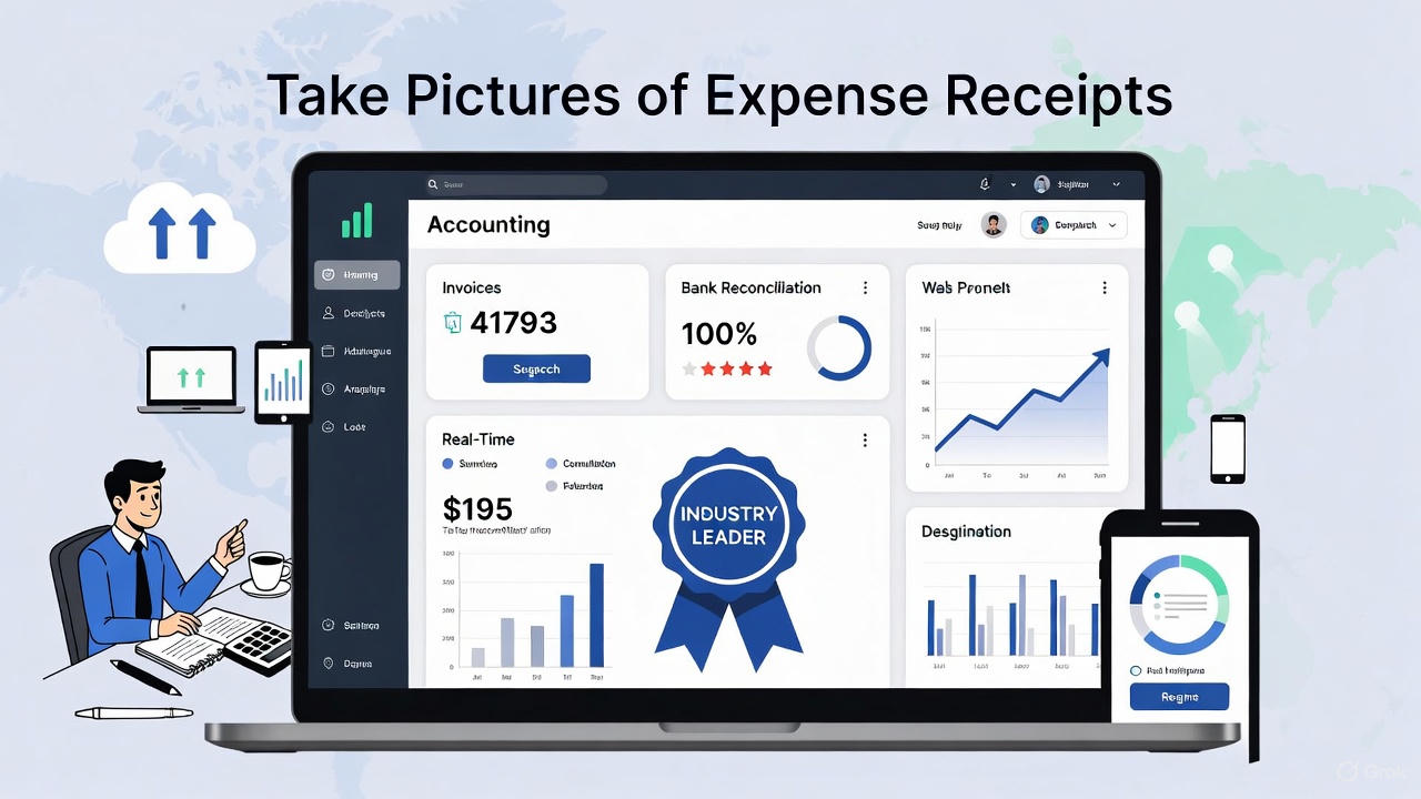 Take Pictures of Expense Receipts