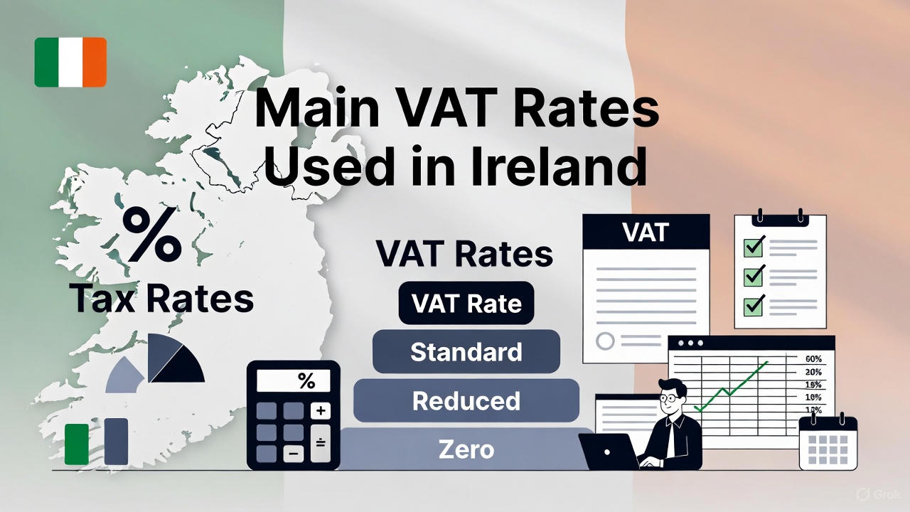 Main VAT Rates Used in Ireland