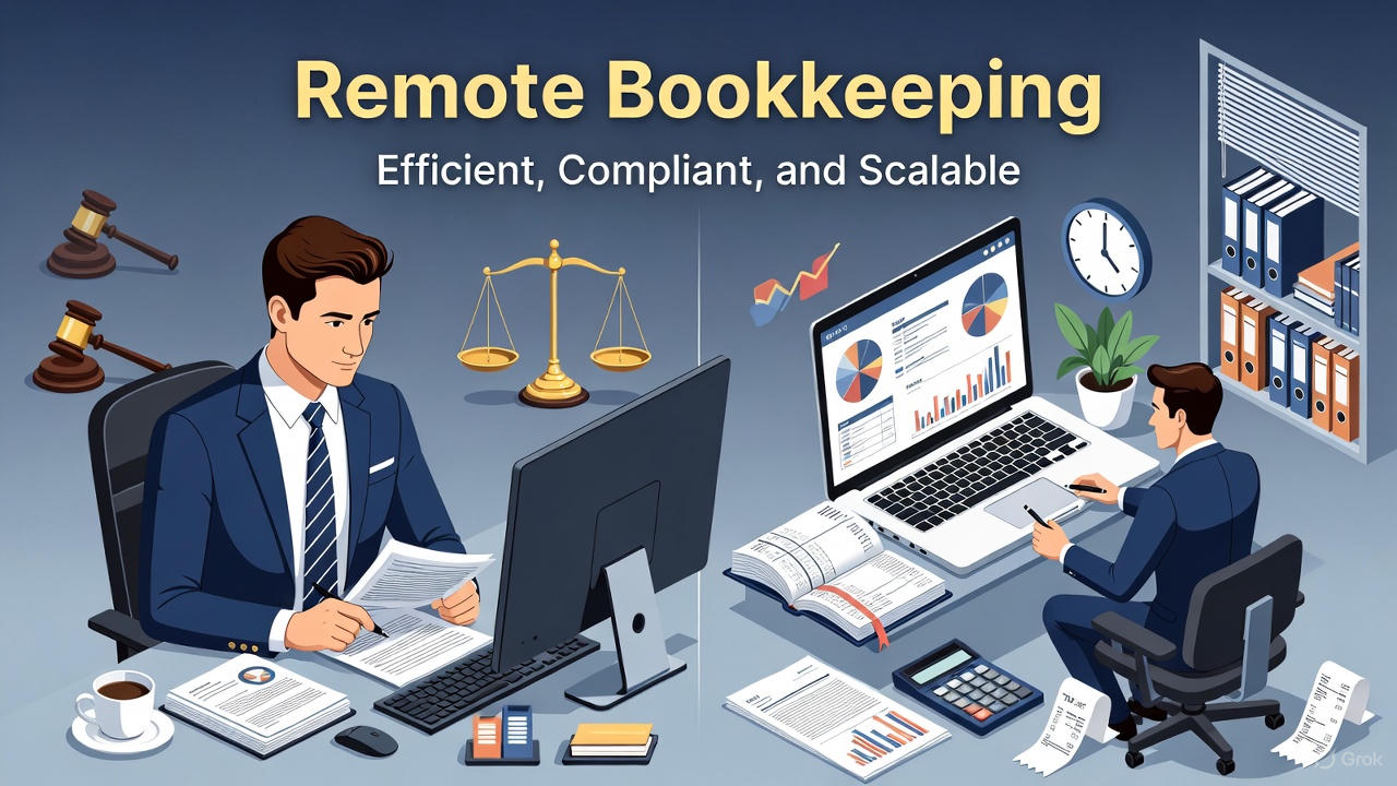 Remote Bookkeeping Efficient, Compliant, and Scalable
