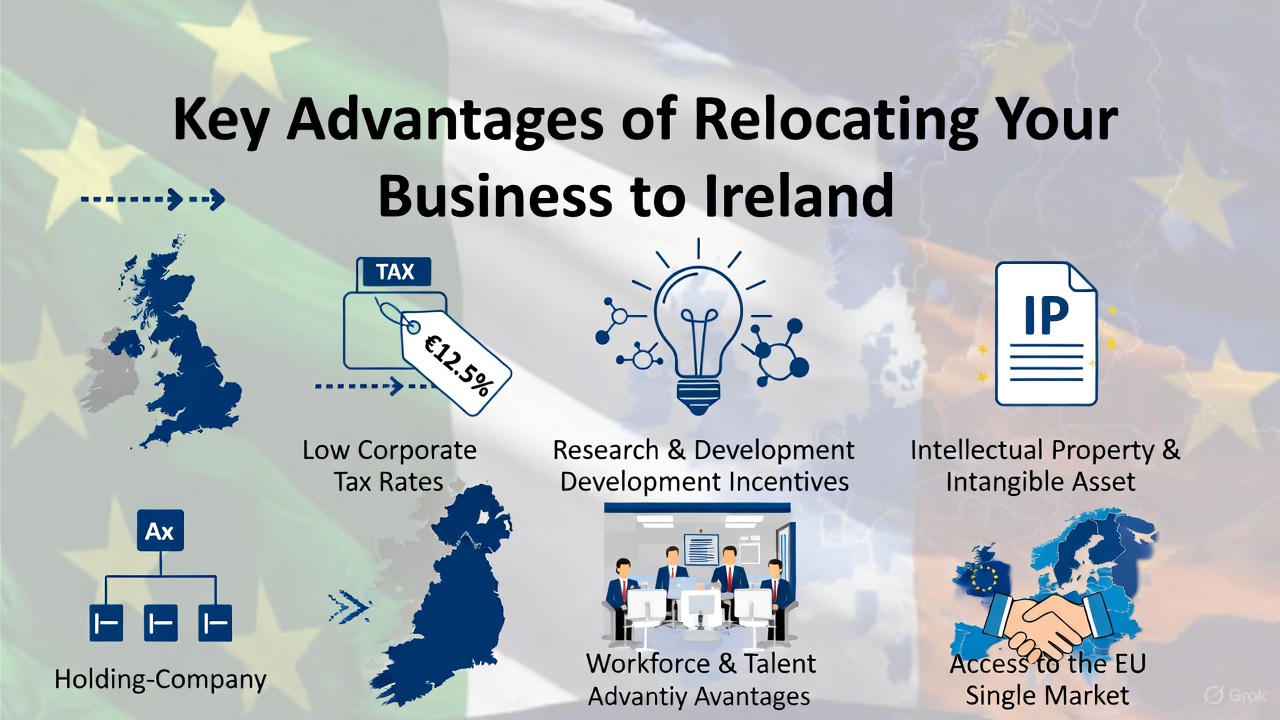 Key Advantages of Relocating Your Business to Ireland
