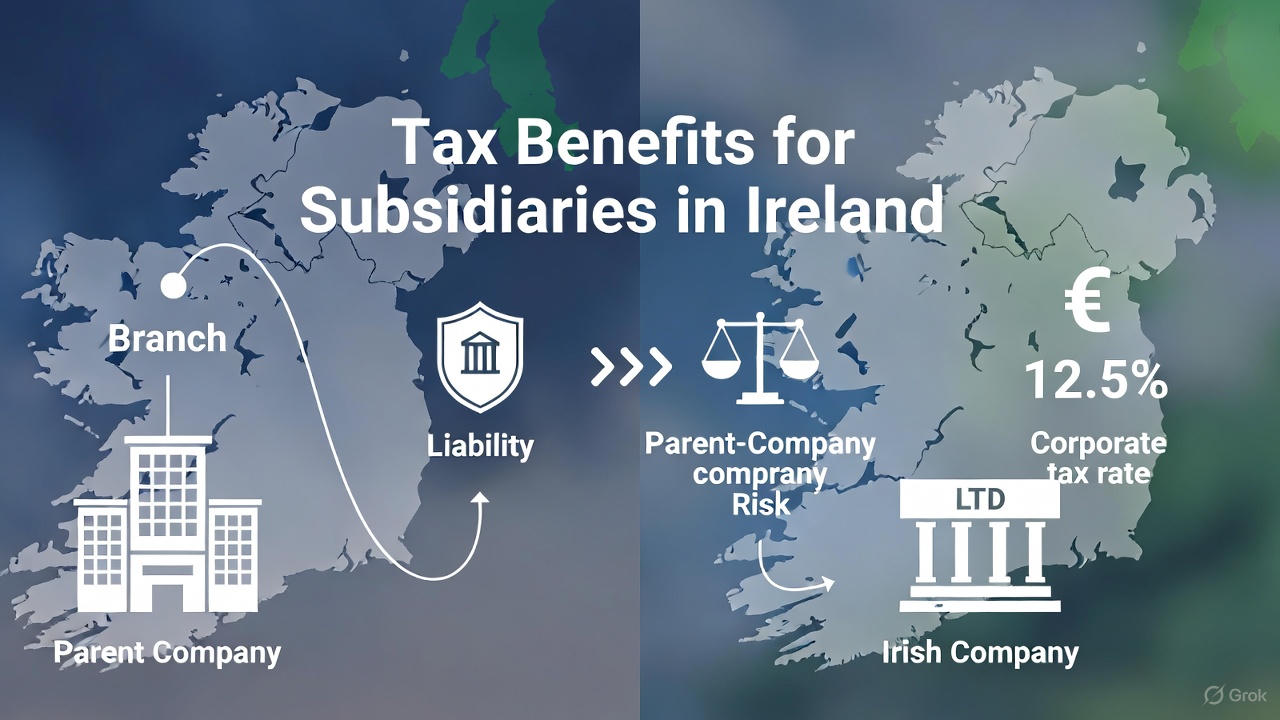 Tax Benefits for Subsidiaries in Ireland