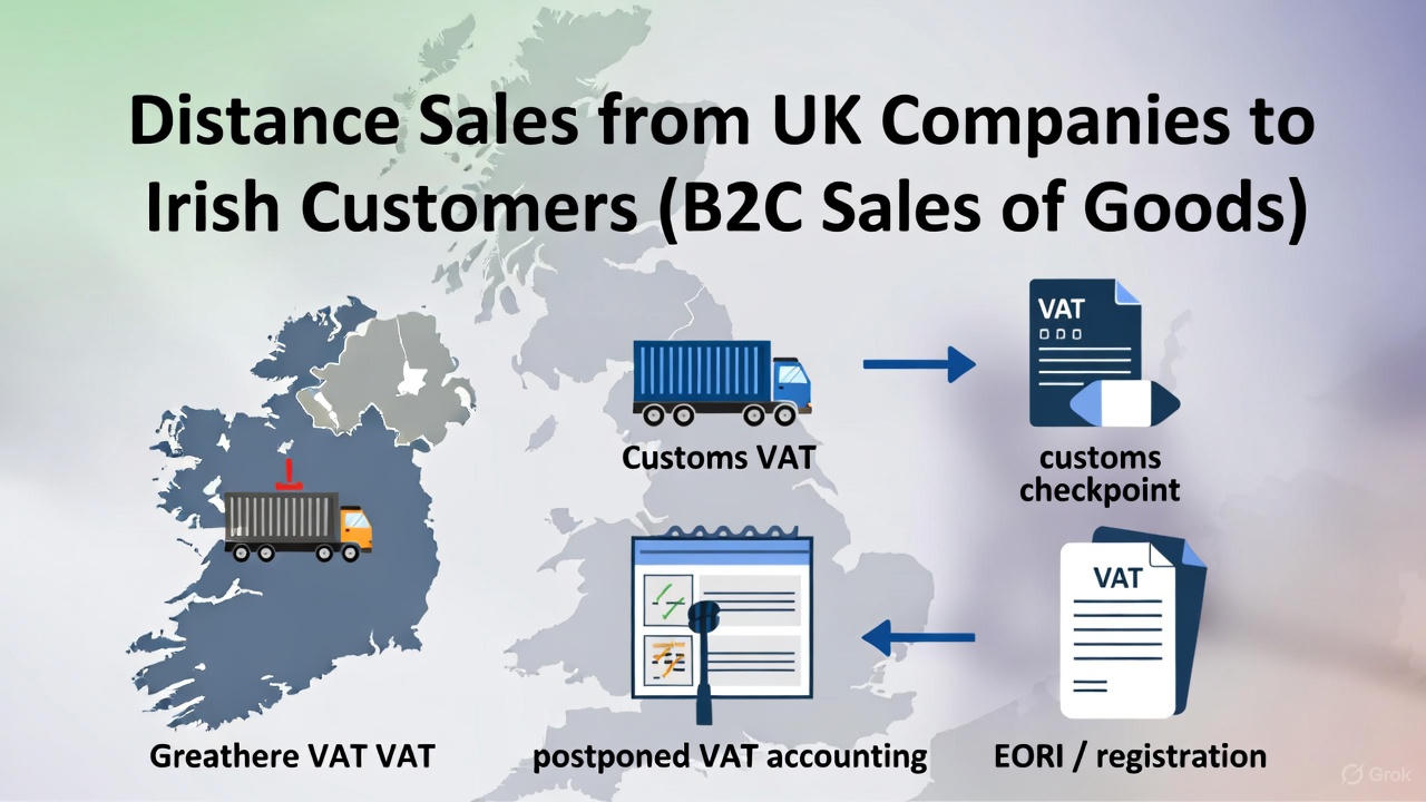 Distance Sales from UK Companies to Irish Customers (B2C Sales of Goods)