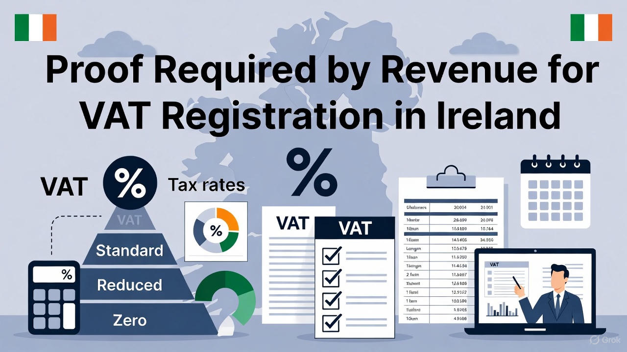 Proof Required by Revenue for VAT Registration in Ireland