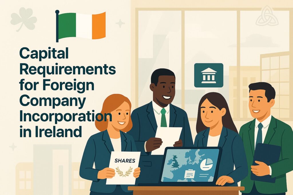 Capital Requirements for Foreign Company Incorporation in Ireland