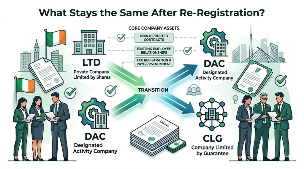 What Stays the Same After Re-Registration?