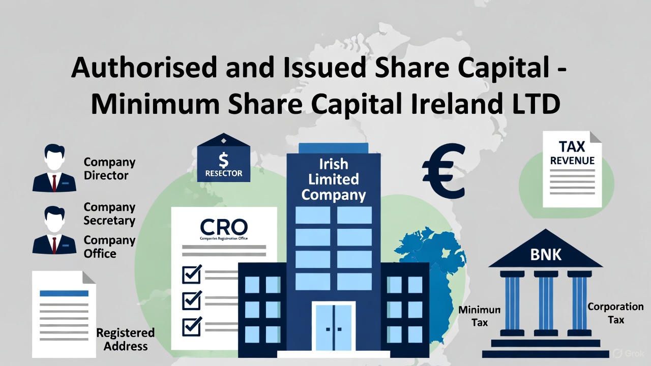 Authorised and Issued Share Capital – Minimum Share Capital Ireland LTD