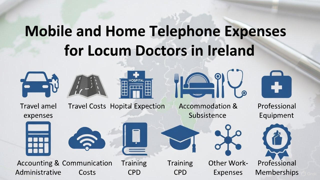 Mobile and Home Telephone Expenses for Locum Doctors in Ireland