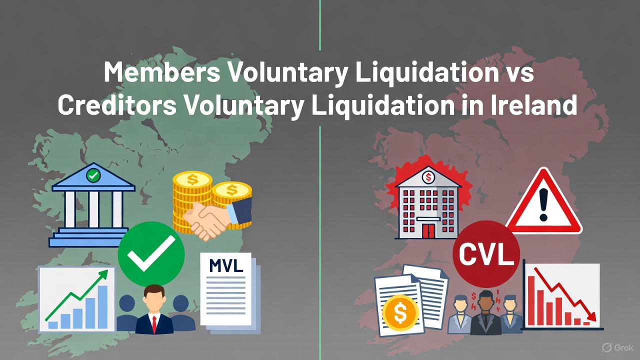 Members Voluntary Liquidation vs Creditors Voluntary Liquidation in Ireland