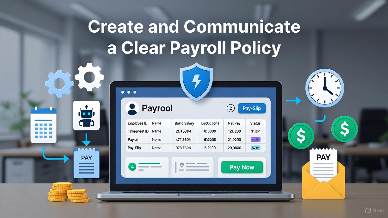 Create and Communicate a Clear Payroll Policy