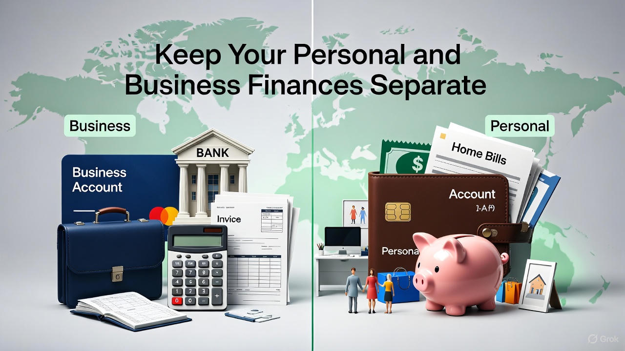 Keep Your Personal and Business Finances Separate