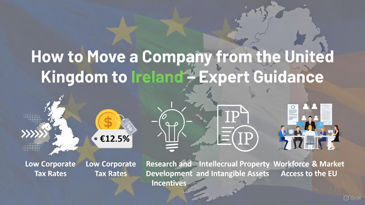 How to Move a Company from the United Kingdom to Ireland – Expert Guidance