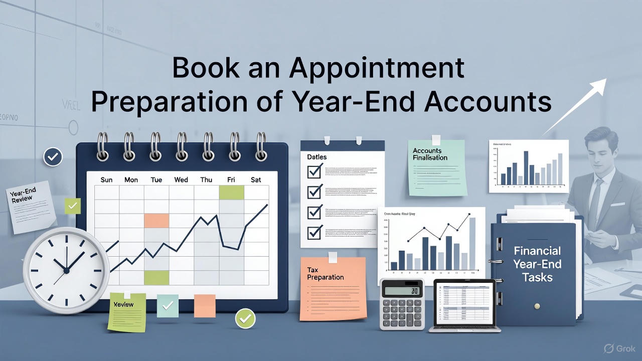Book an Appointment Preparation of Year-End Accounts