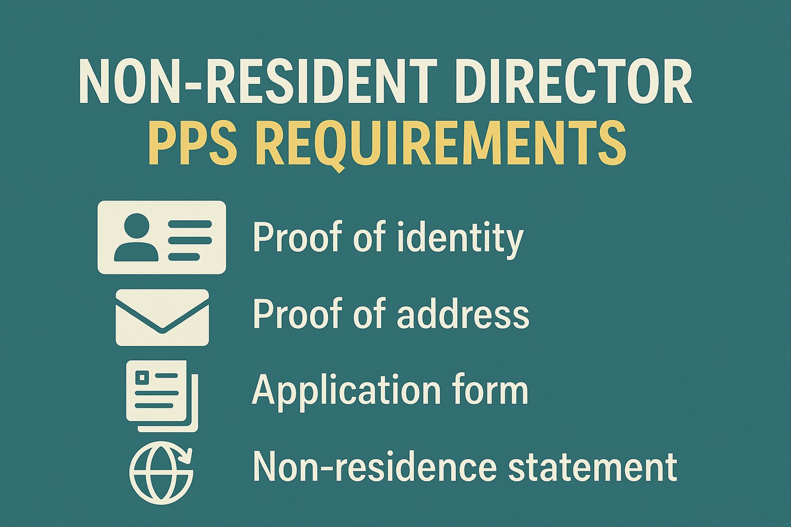 Non-Resident Director PPS Requirements