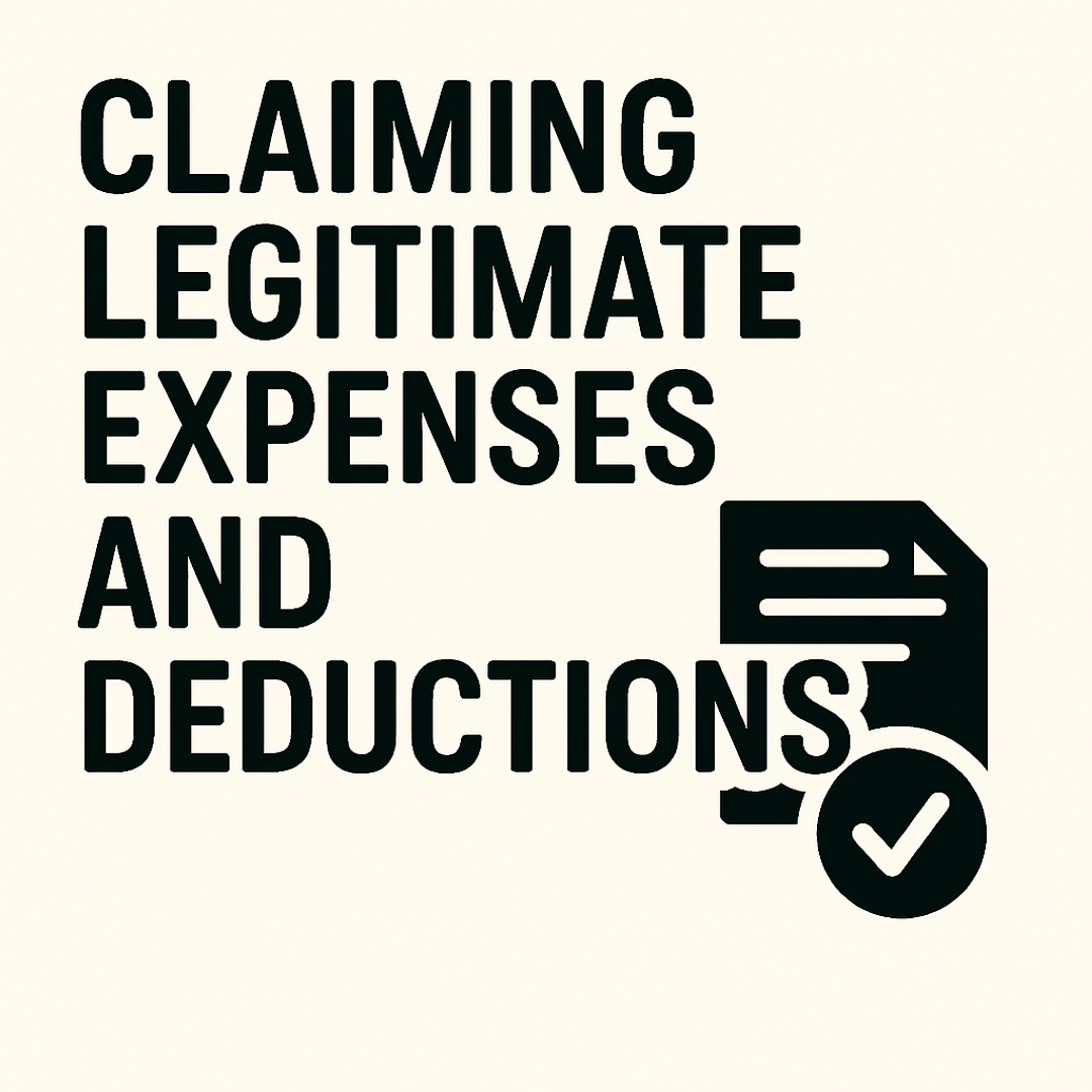 Claiming Legitimate Expenses and Deductions