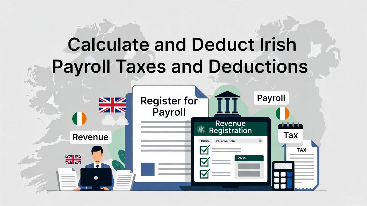 Calculate and Deduct Irish Payroll Taxes and Deductions
