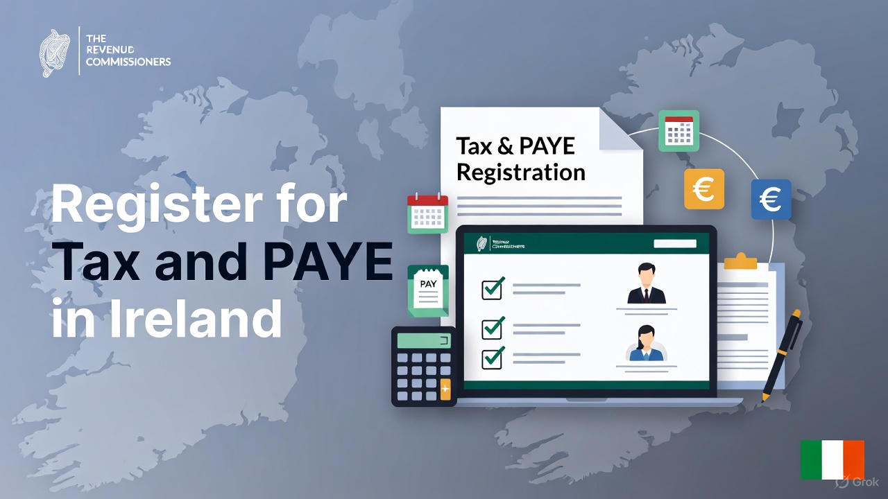 Register for Tax and PAYE in Ireland