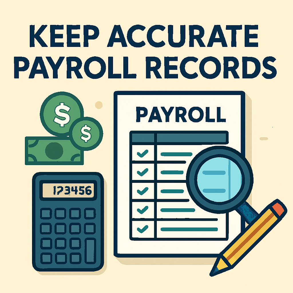 Keep Accurate Payroll Records