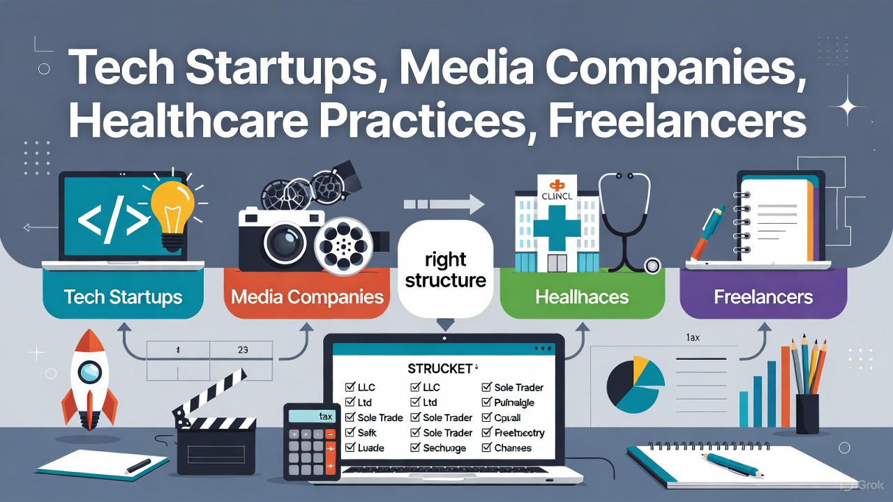 Tech Startups, Media Companies, Healthcare Practices, Freelancers