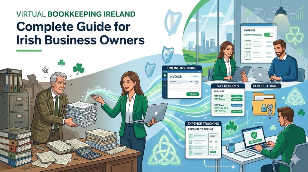 Virtual Bookkeeping Ireland Complete Guide for Irish Business Owners