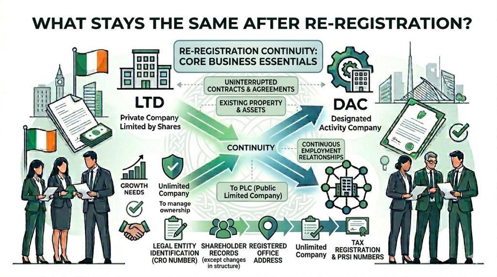 What Stays the Same After Re-Registration